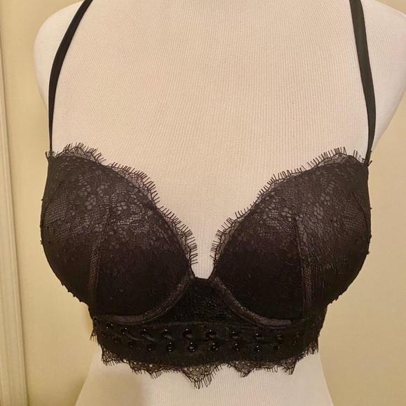 VS Very Sexy Multi-Way Lace Grommet Longline Bra - Picture 2 of 10